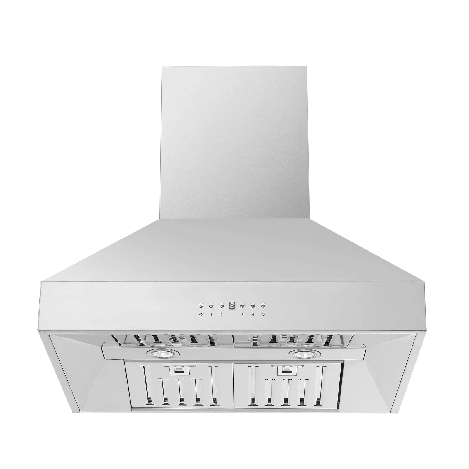 Forno 30 Inch 600 CFM Stainless Steel Wall Mount Range Hood - FRHWM5094 - Powerful Kitchen Ventilation for Smoke & Odor Removal - Perfect for Home Cooking & Grilling
