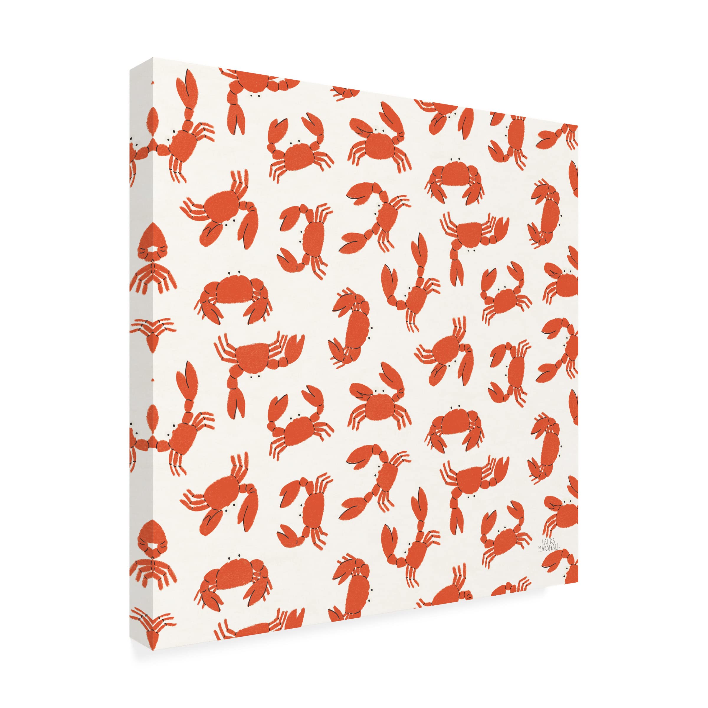 Laura Marshall 'Seaside Village Pattern IV' Canvas Wall Art - Coastal Home Decor for Living Room, Bedroom & Office | Trademark Fine Art Collection
