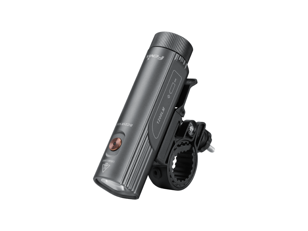 Fenix BC21R V3.0 Rechargeable LED Bike Light - 1200 Lumens, Waterproof Cycling Headlight for Night Riding, Commuting & Mountain Biking