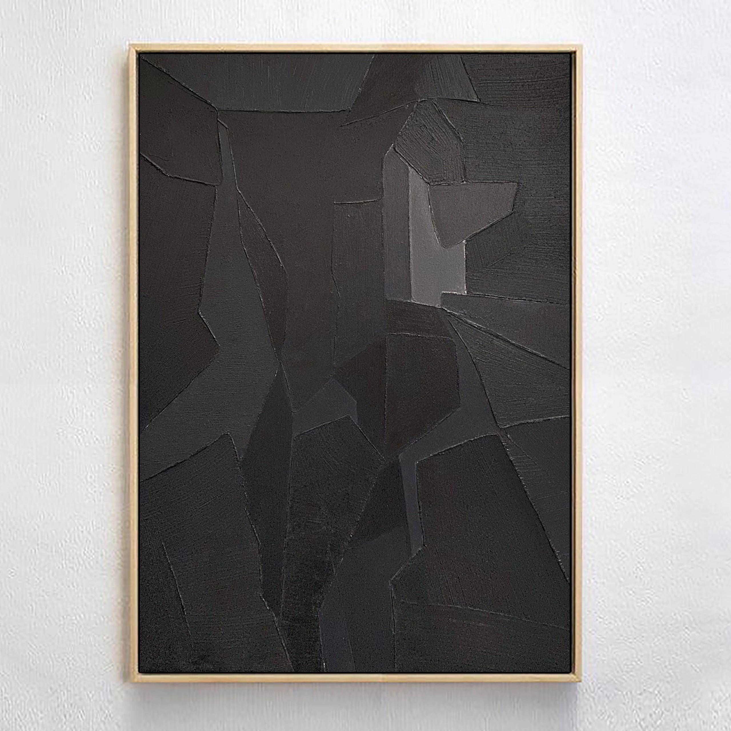 Minimalist Zen Canvas Painting #MZ022 - Modern Abstract Wall Art for Home, Office & Meditation Space Decor
