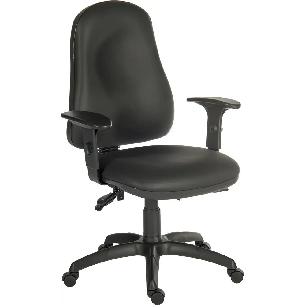 Ergonomic Office Chair with Lumbar Support - 24 Hour Comfort for Long Hours Sitting - Perfect for Home Office, Gaming & Workspace
