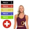 Burgundy + 5 Exercise Bands