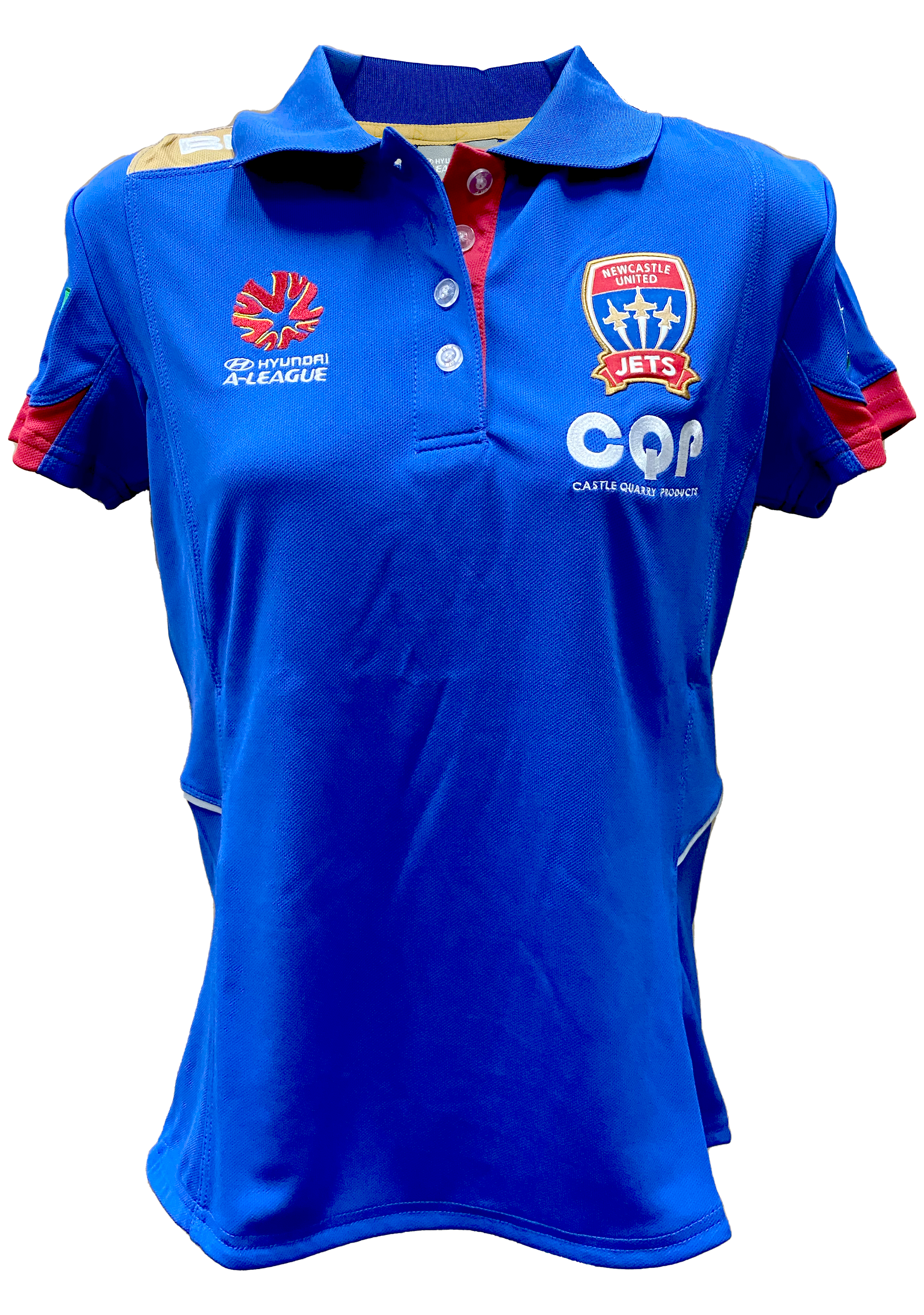 BLK Women's Newcastle Jets Media Polo Shirt 2014 - NJPO102RYL - Comfortable & Stylish for Sports & Casual Wear