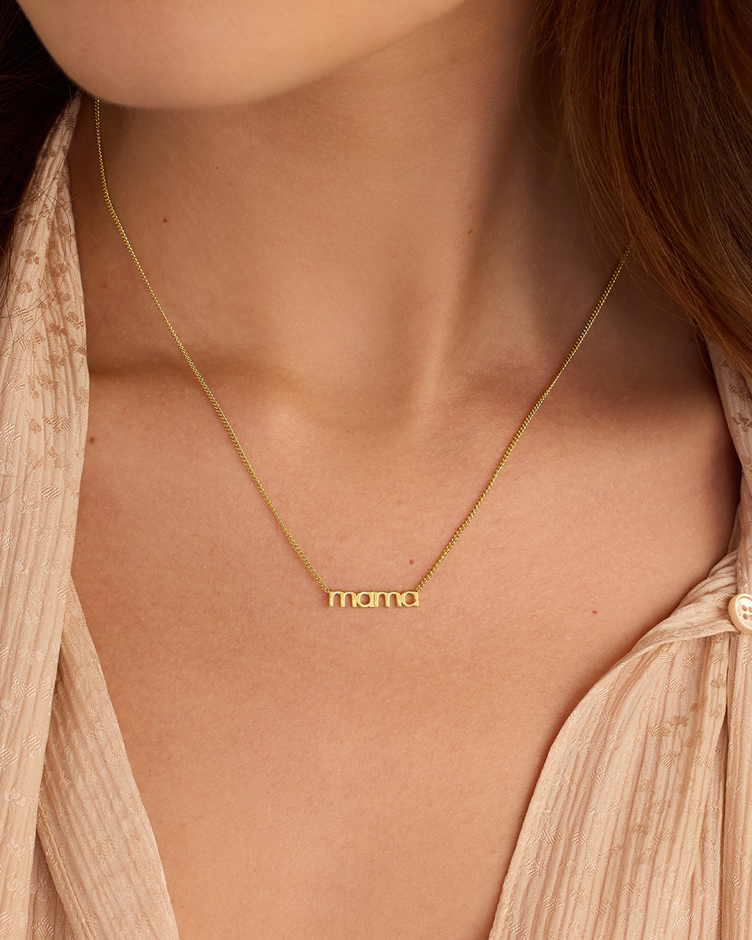 Mama Wilder Necklace - Elegant Handmade Jewelry for Women, Dainty Gold Pendant Necklace for Everyday Wear, Perfect Gift for Mom, Wife, or Girlfriend | Ideal for Casual Outfits, Date Nights & Special Occasions