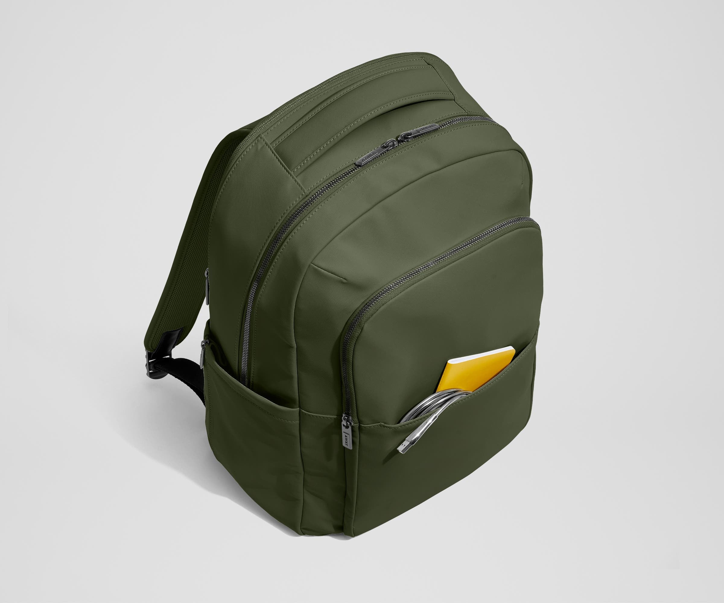 Stylish Olive Green Commuter Backpack for Men & Women - Perfect for Work, Travel & Daily Use
