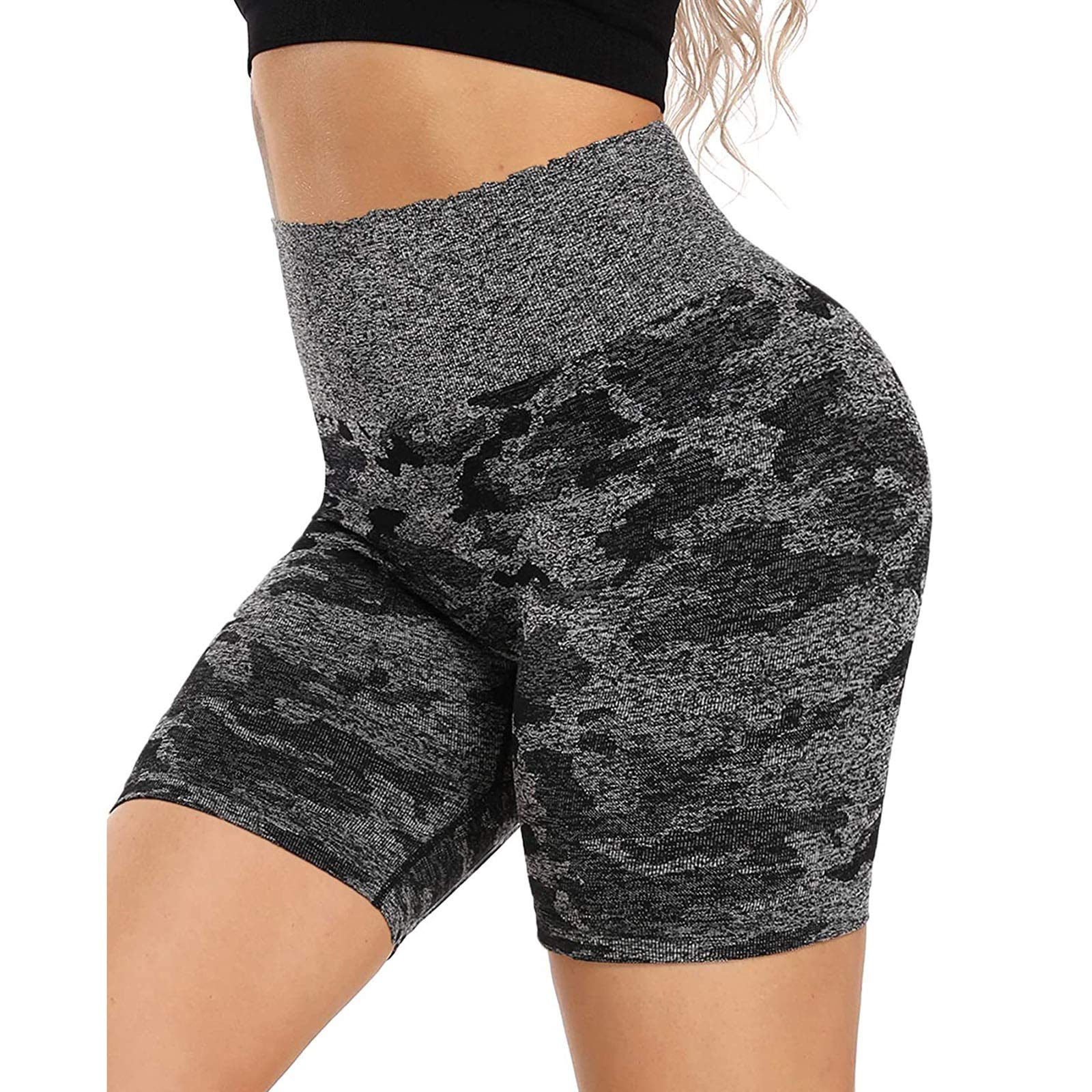 JIOEEH Women's High Waist Running Shorts with Pockets - Breathable Yoga Shorts for Workout, Exercise & Active Lifestyle - Perfect for Gym, Jogging and Yoga Sessions