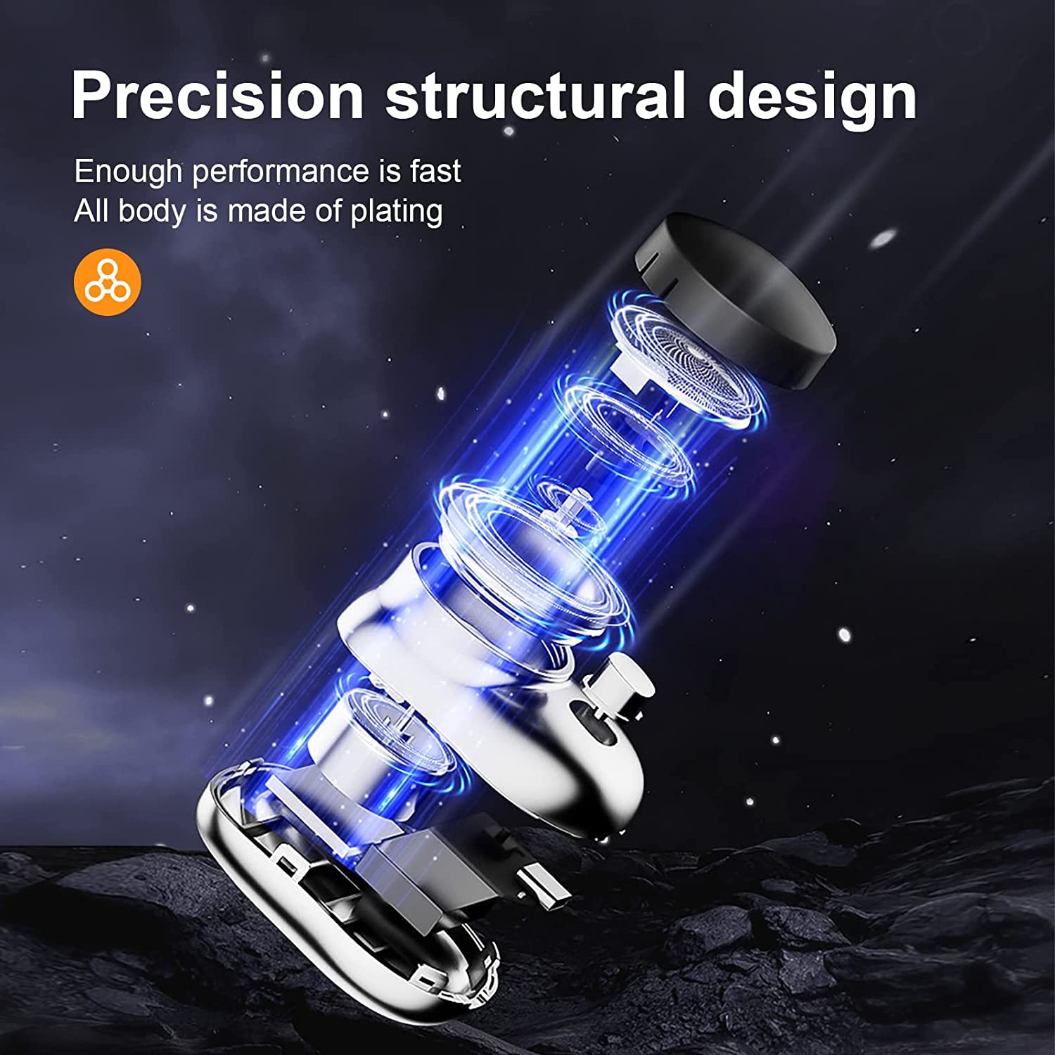 2023 Upgraded Mini-Shave Portable Electric Shaver for Men - USB Rechargeable Wet/Dry Travel Razor, Pocket-Sized Compact Design (White) | Perfect for Business Trips, Gym Bags & On-The-Go Grooming