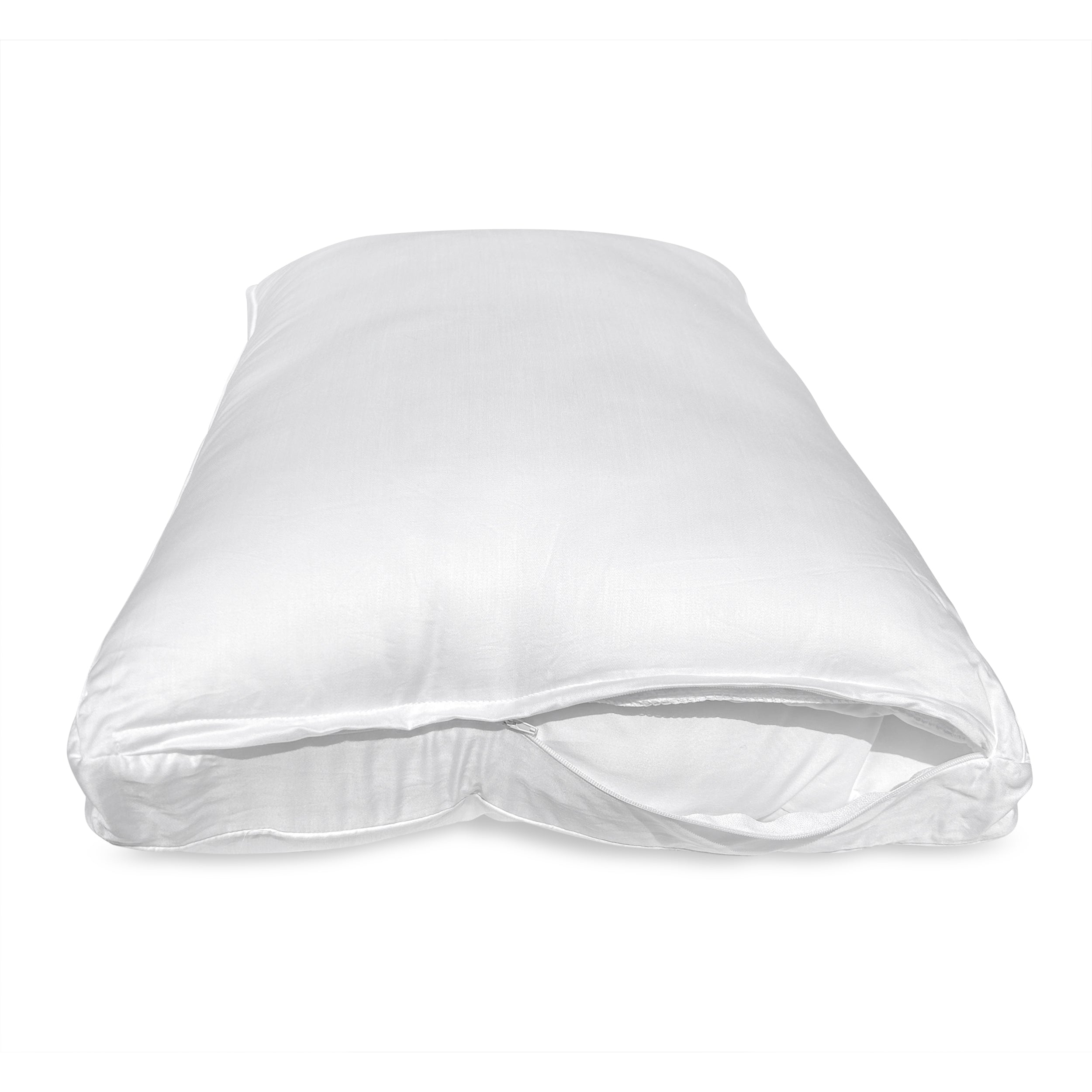 Dual Layer Extra Firm Support Pillow for Back & Side Sleepers - Carpenter Co. Comfort Pillow for Neck Pain Relief & Better Sleep