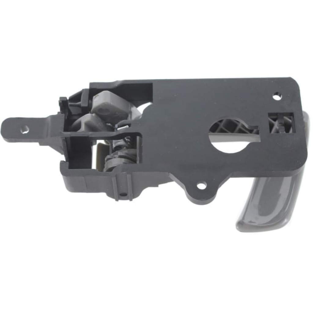2007-2012 Hyundai Santa Fe Interior Door Handle Front or Rear Passenger Side Gray with Door Lock Button - Compatible with All Submodels | Replacement Car Part for Easy DIY Installation & Vehicle Maintenance