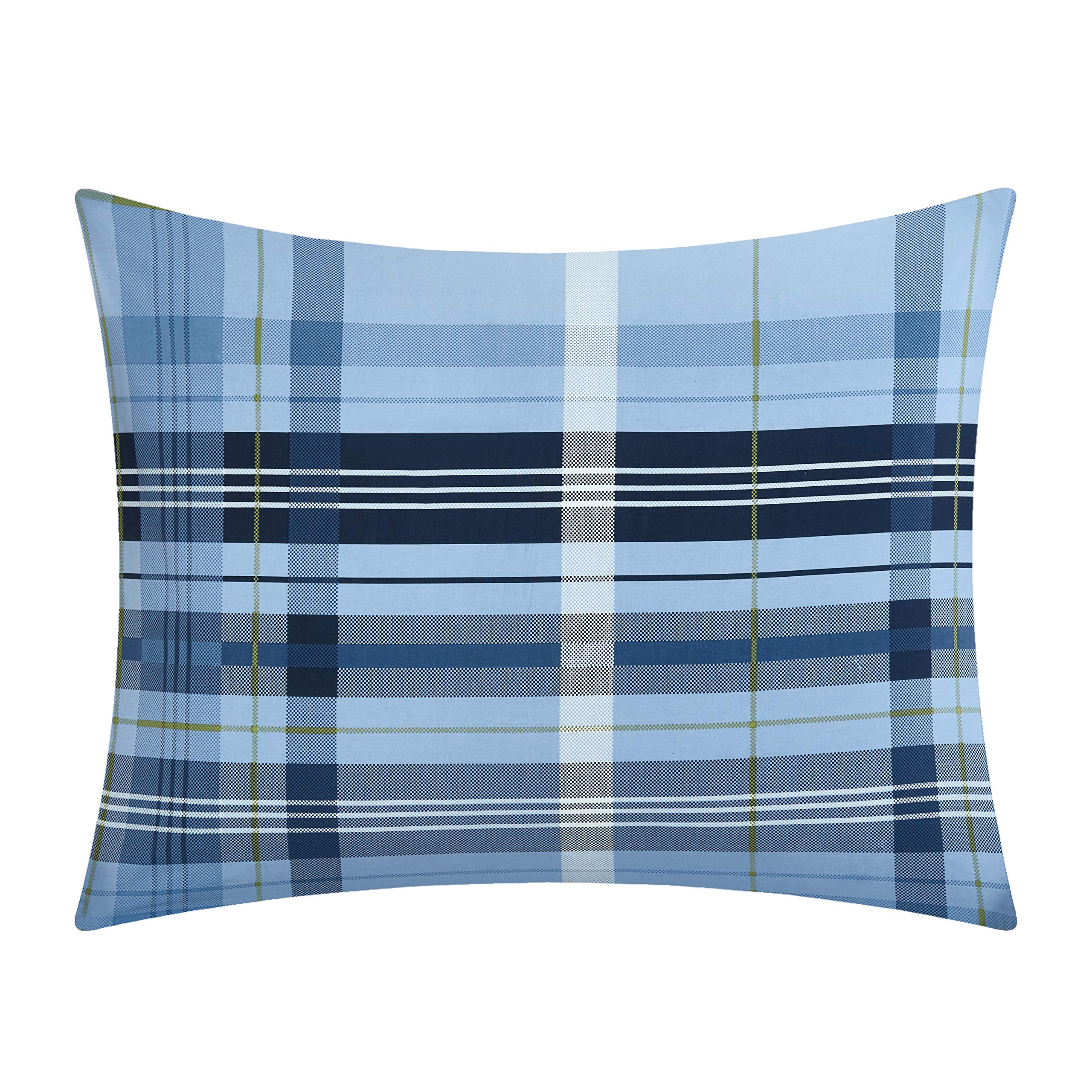 Idea Nouva Blue Plaid Comforter Set - Soft & Cozy Bedding for All Seasons | Perfect for Guest Rooms, Dorms & Master Bedrooms