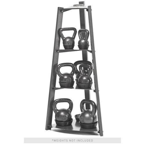 Apex 3-Tier Kettlebell Weight Rack | VKBS 1N - Heavy Duty Dumbbell Storage Organizer for Home Gym & CrossFit Training