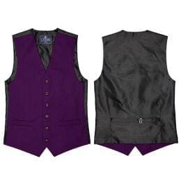 LA Smith Plain Country Waistcoats for Men - Classic Casual Vest with Pockets - Perfect for Western, Country, and Outdoor Events