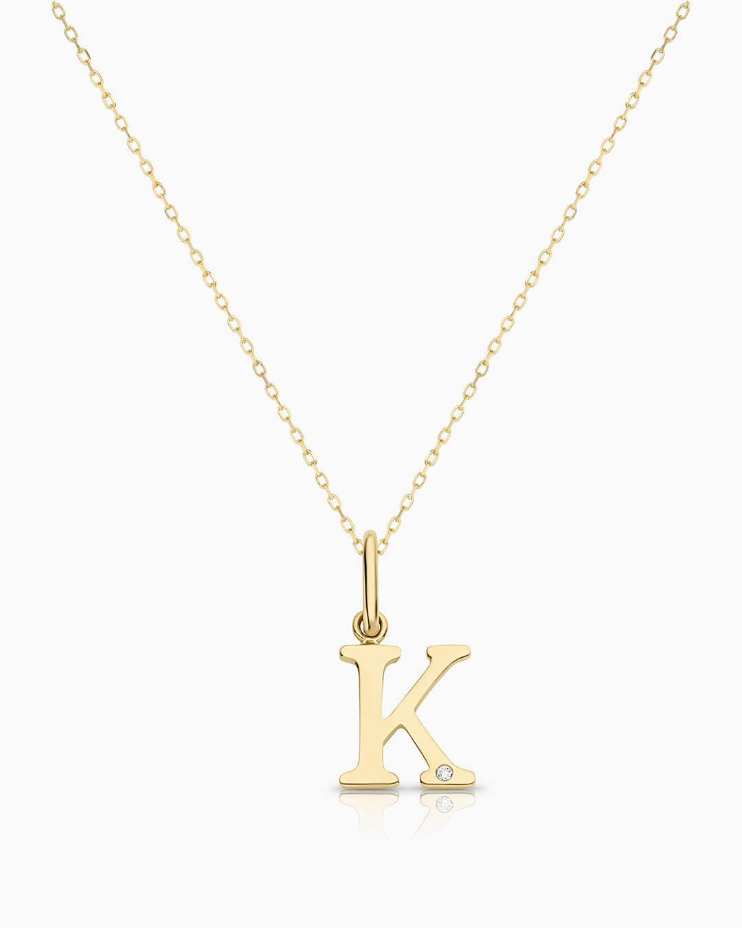 Vintage Diamond Alphabet Charm Necklace - Personalized Initial Pendant Jewelry for Women, Gift for Her, Birthday, Anniversary, Valentine's Day