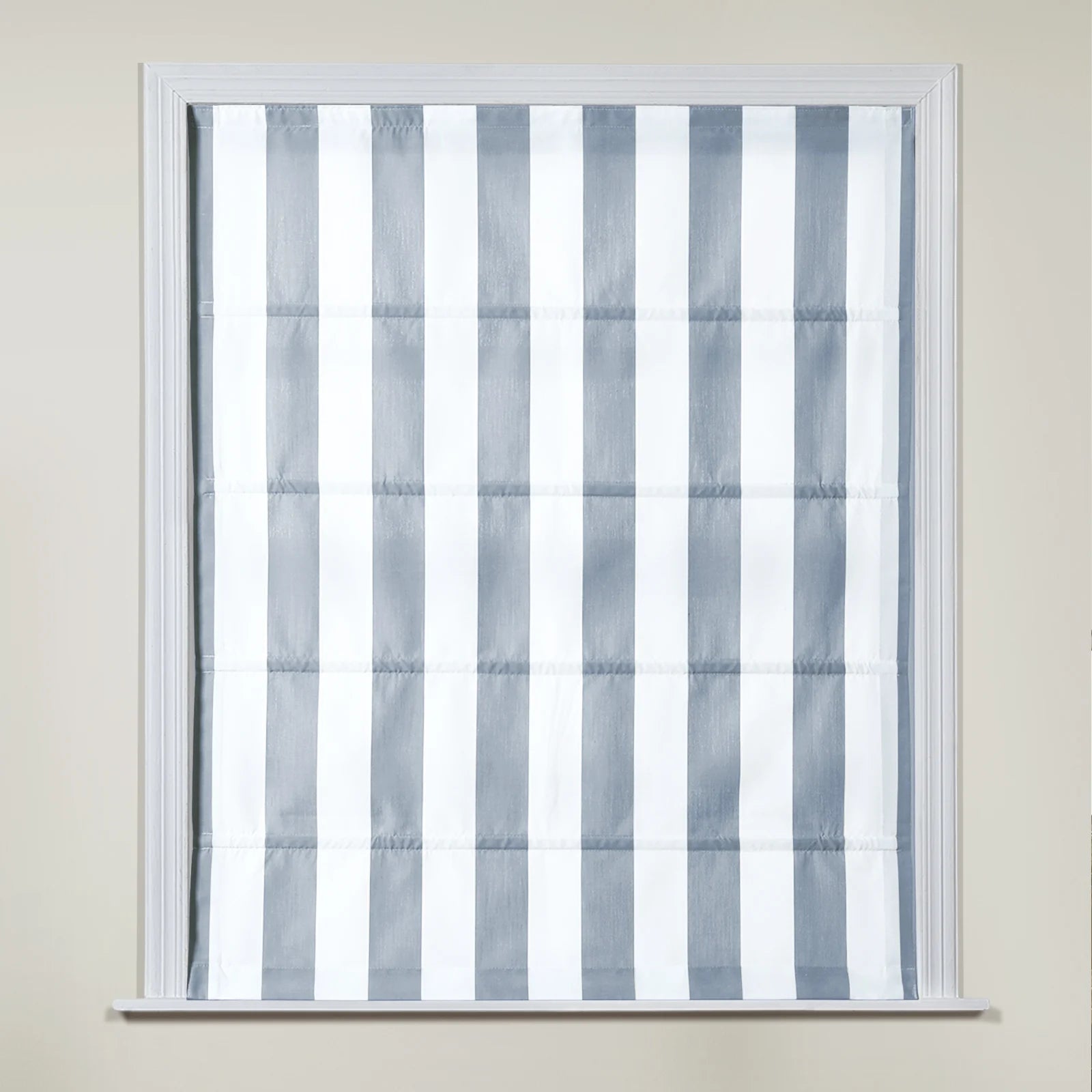 Celia Patterned Cordless Roman Shade Window Treatment - Blackout Fabric for Bedroom & Living Room Privacy & Light Control