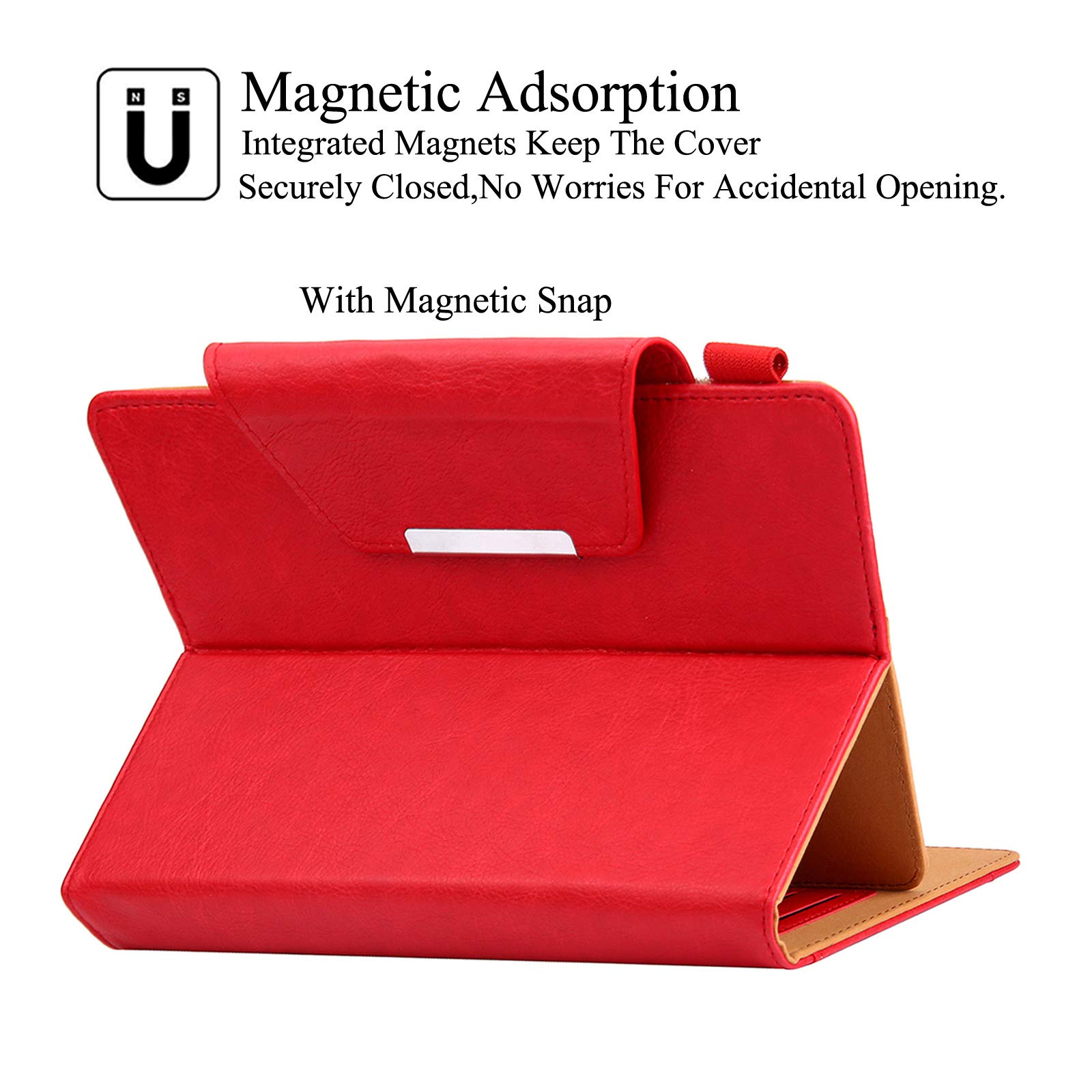 Universal PU Leather Tablet Case for 9.0