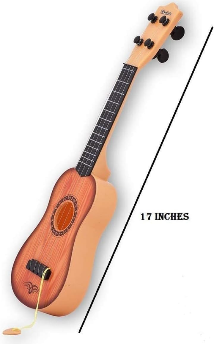 Classical Wooden Guitar Toy for Kids - Natural Color, Educational Musical Instrument for Beginners - Perfect for Birthday Gifts & Early Music Learning