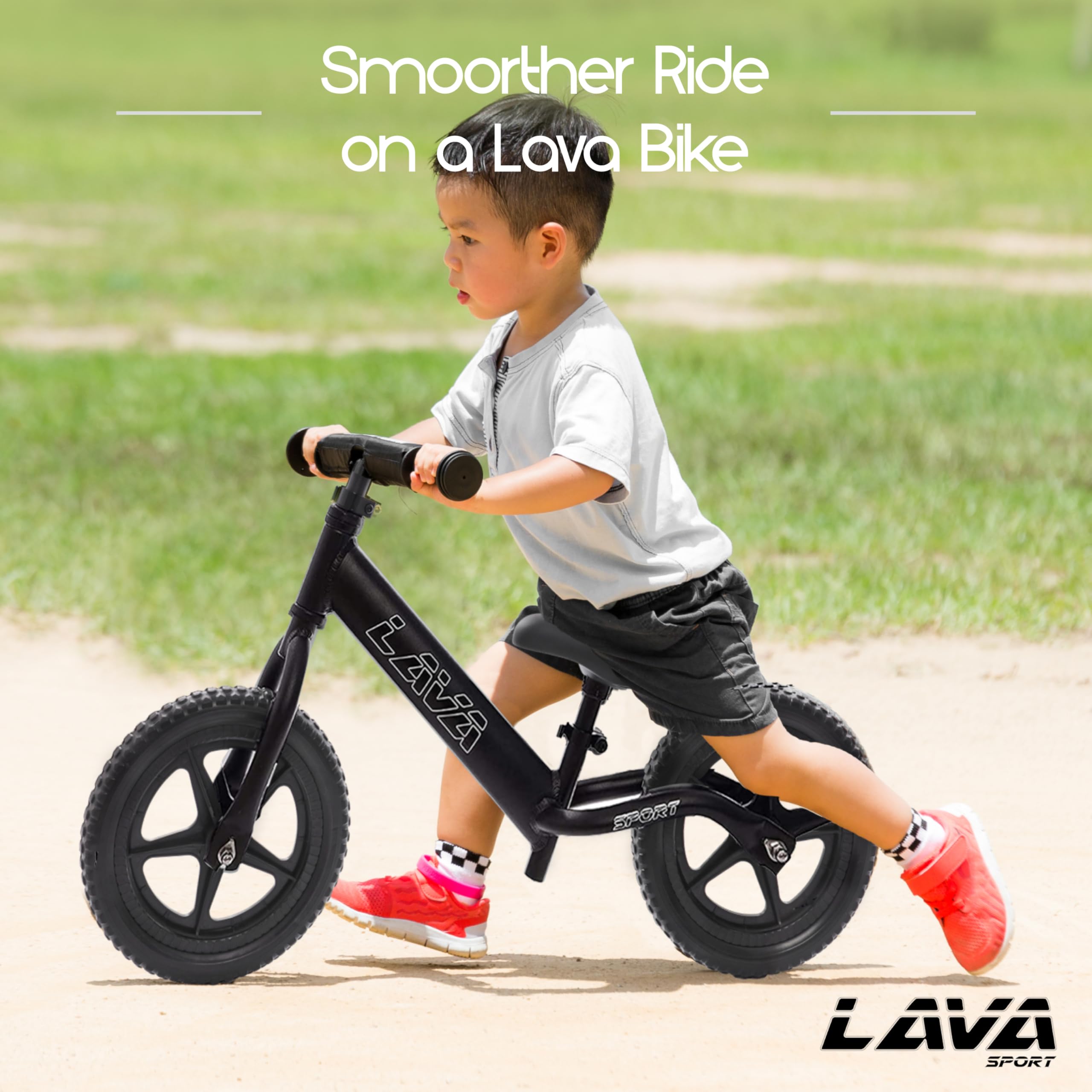 Lightweight Aluminum Balance Bike for Toddlers Age 2-5 Years - Adjustable Seat & Handlebar No Pedal Training Bike for Boys & Girls with EVA Foam Tires - Perfect for Learning to Ride & Outdoor Play