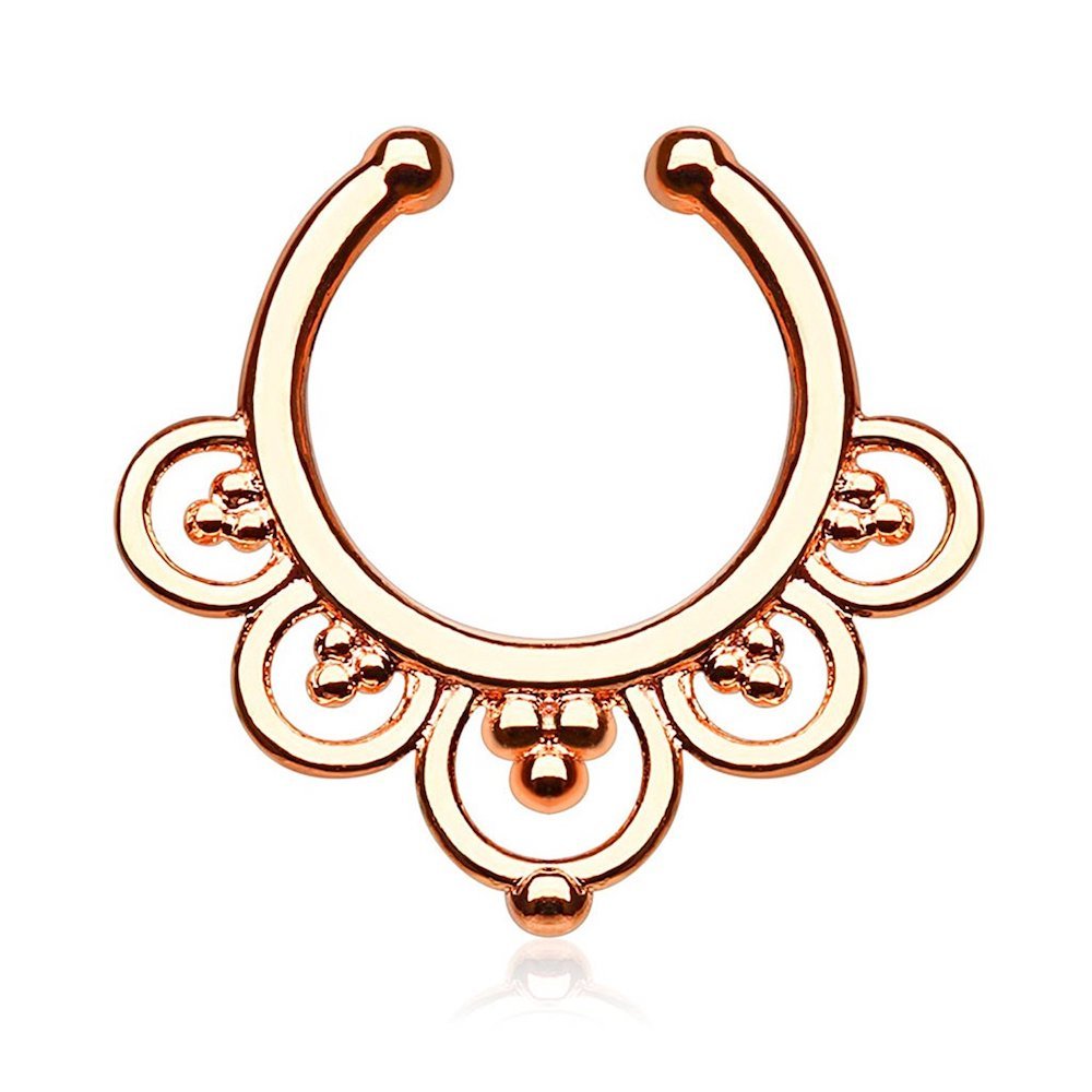 Flower Petals Non-Piercing Septum Jewelry for Women - Boho Style