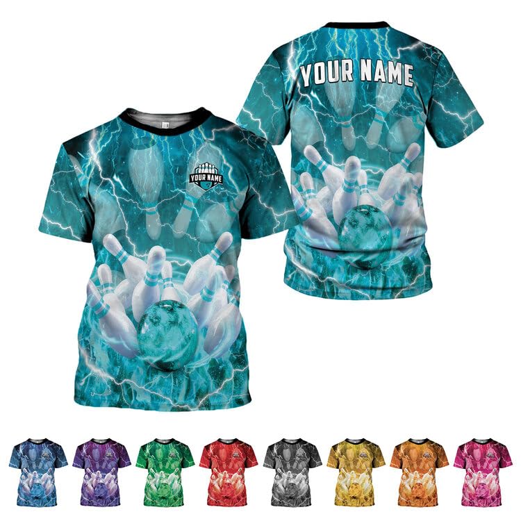 Custom Bowling Shirts for Men & Women - Personalized Unisex Bowling Jerseys - Team & League Apparel - Perfect for Bowling Tournaments, Parties & Casual Wear
