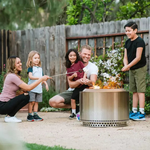 Solo Stove Yukon 2.0 Fire Pit with Stand - Smokeless Outdoor Campfire for Backyard, Patio & Camping - SSYUK SD 27 2.0