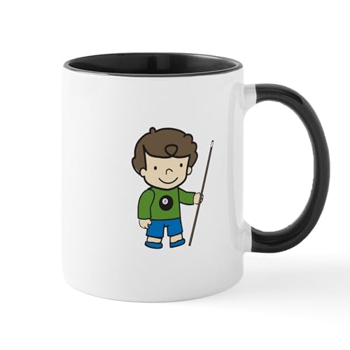 White/Black Inside - Billiards Boy Mugs