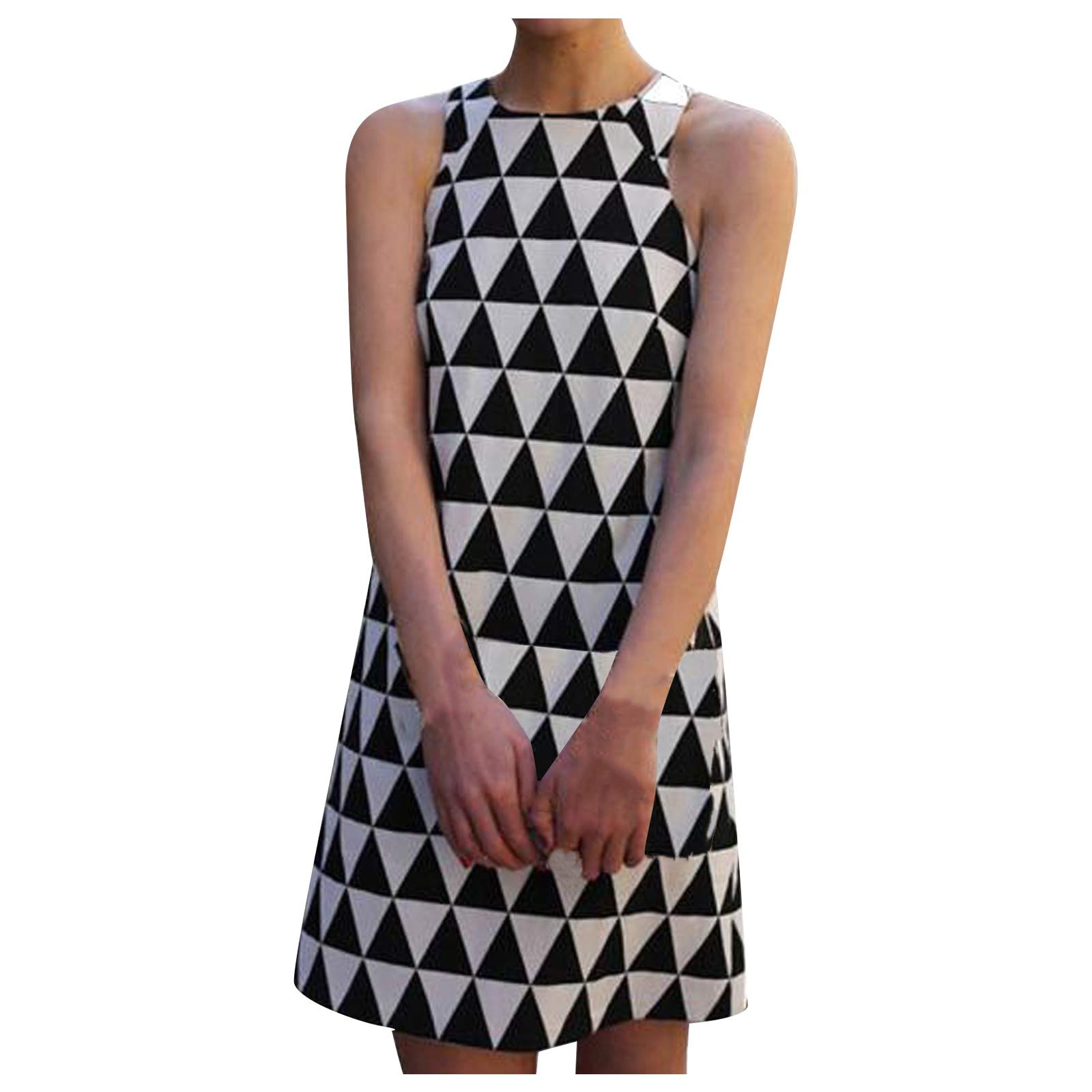 Plus Size Summer Dresses for Women 2024 - Lingge Sleeveless Casual Party Beach Dress, Flowy Short Modern Maxi Dress for Vacation, Date Night & Outdoor Events | Most Wished For Choice