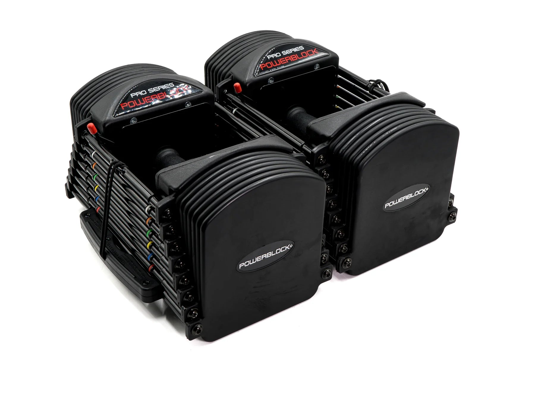 PowerBlock Pro 50 Adjustable Dumbbell Set - Home Gym Strength Training Equipment for Weight Lifting, Muscle Building & Fitness Workouts - Perfect for Home Gym, Garage Workouts & Personal Training
