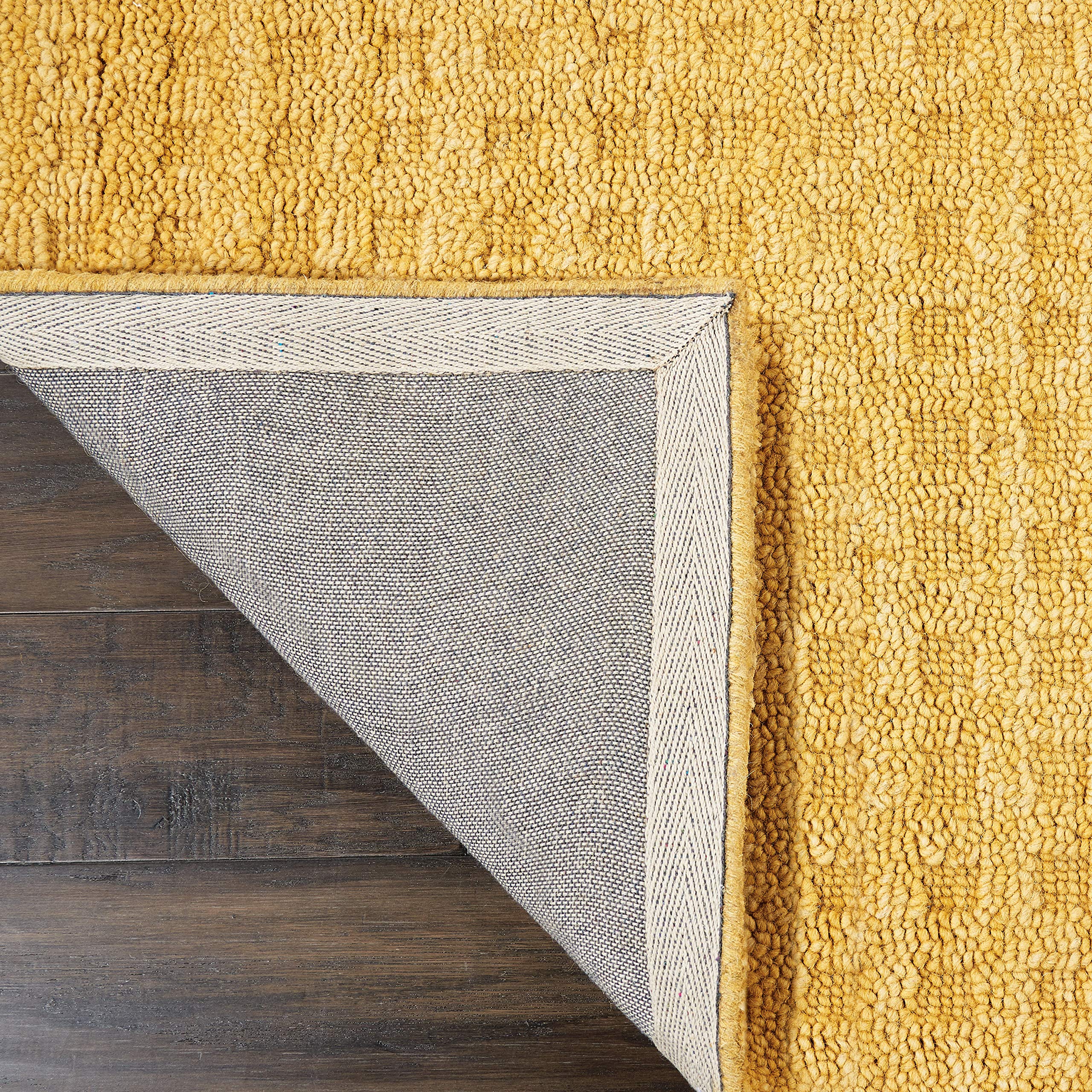 Nourison Perris Solid Gold 3'9