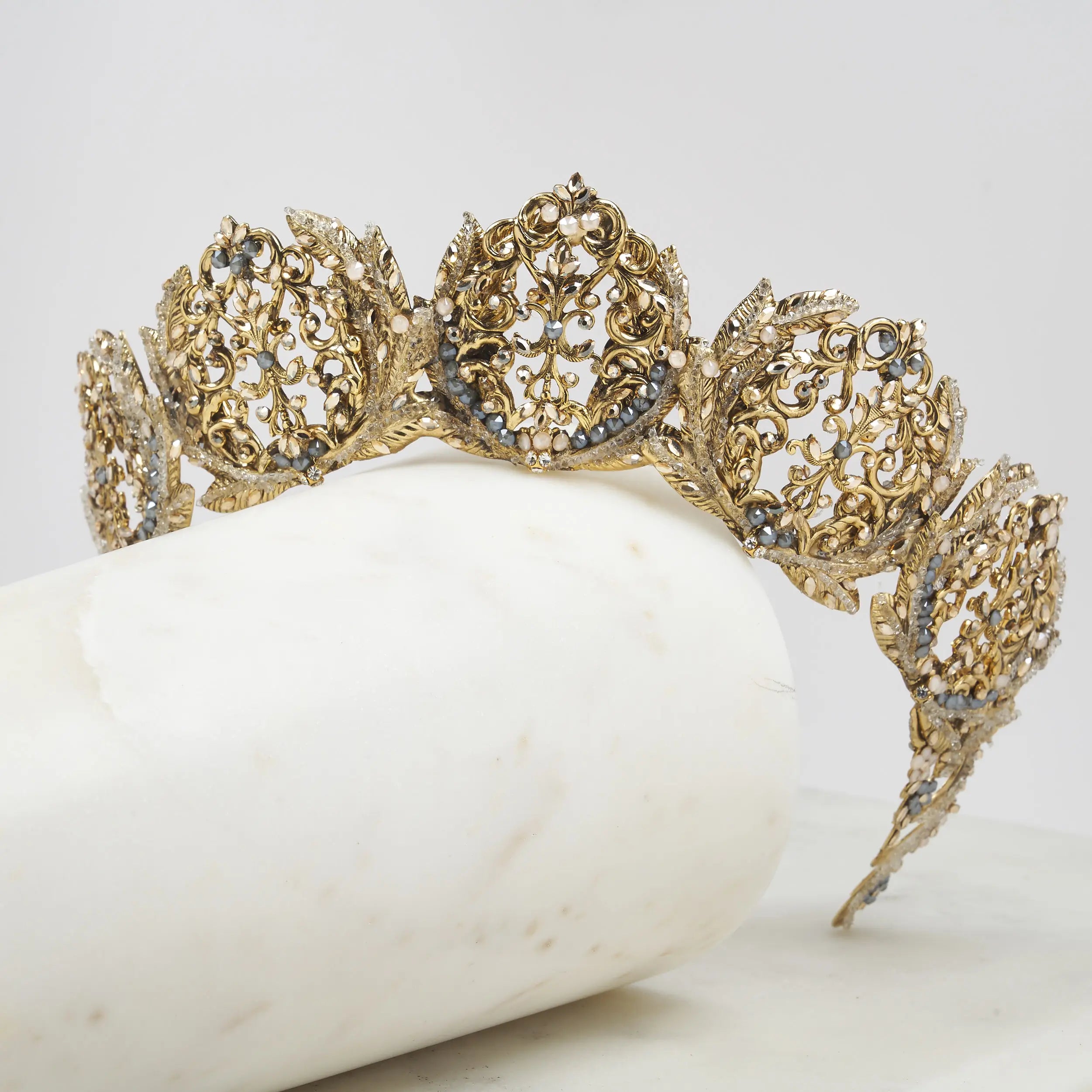 Regina Crown - Elegant Rhinestone Tiara for Women, Bridal Headpiece, Prom Queen Accessory | Perfect for Weddings, Pageants, and Special Occasions