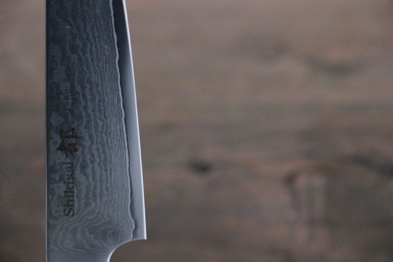 Premium Miyako AUS8 33-Layer Damascus Petty Utility Knife 110mm - Perfect for Slicing, Peeling & Precision Kitchen Tasks