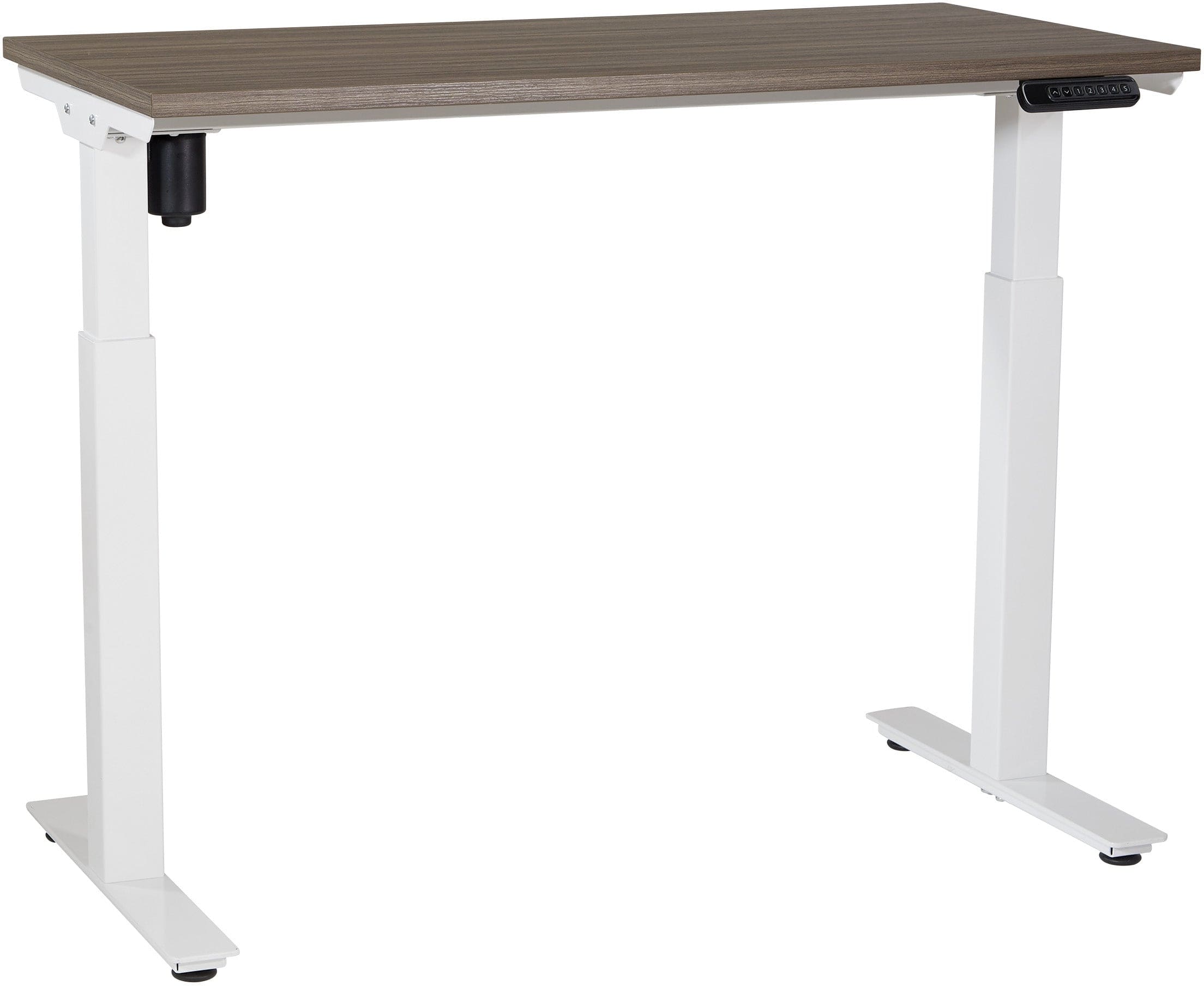 Office Star Prado Height Adjustable Desk [PRD2448HAT] - Ergonomic Standing Desk for Home Office & Workspace