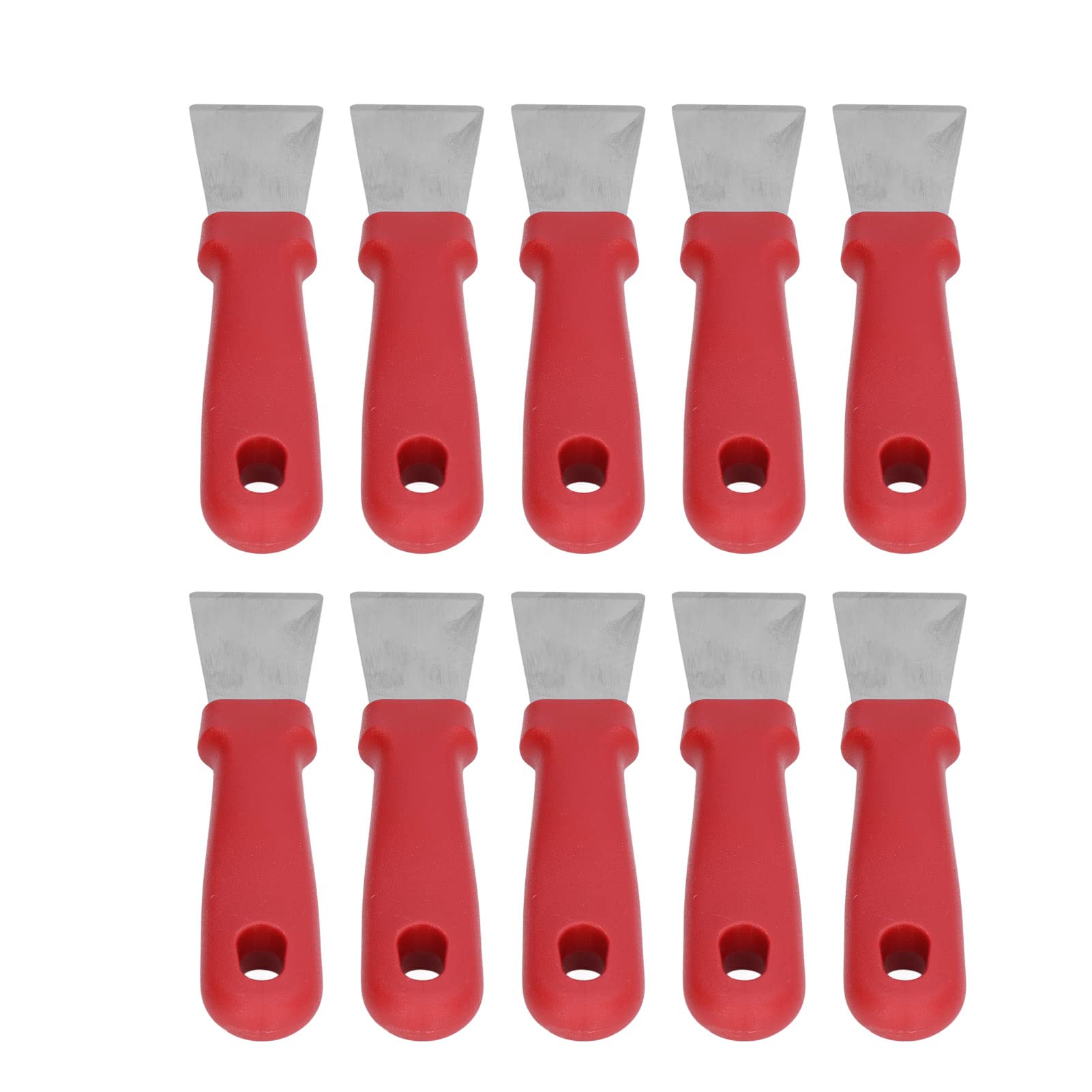 10-Piece Griddle Scraper Set - Heavy Duty Bench Scrapers for Professional Kitchens, Restaurants & Hotels - Perfect for Cleaning Grills, Griddles & Baking Surfaces