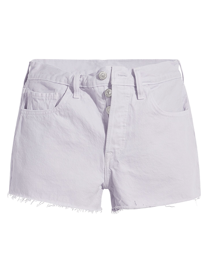 Levi's Women's 501 Original Shorts - Washed Lilac Denim Shorts for Casual Wear & Summer Outfits