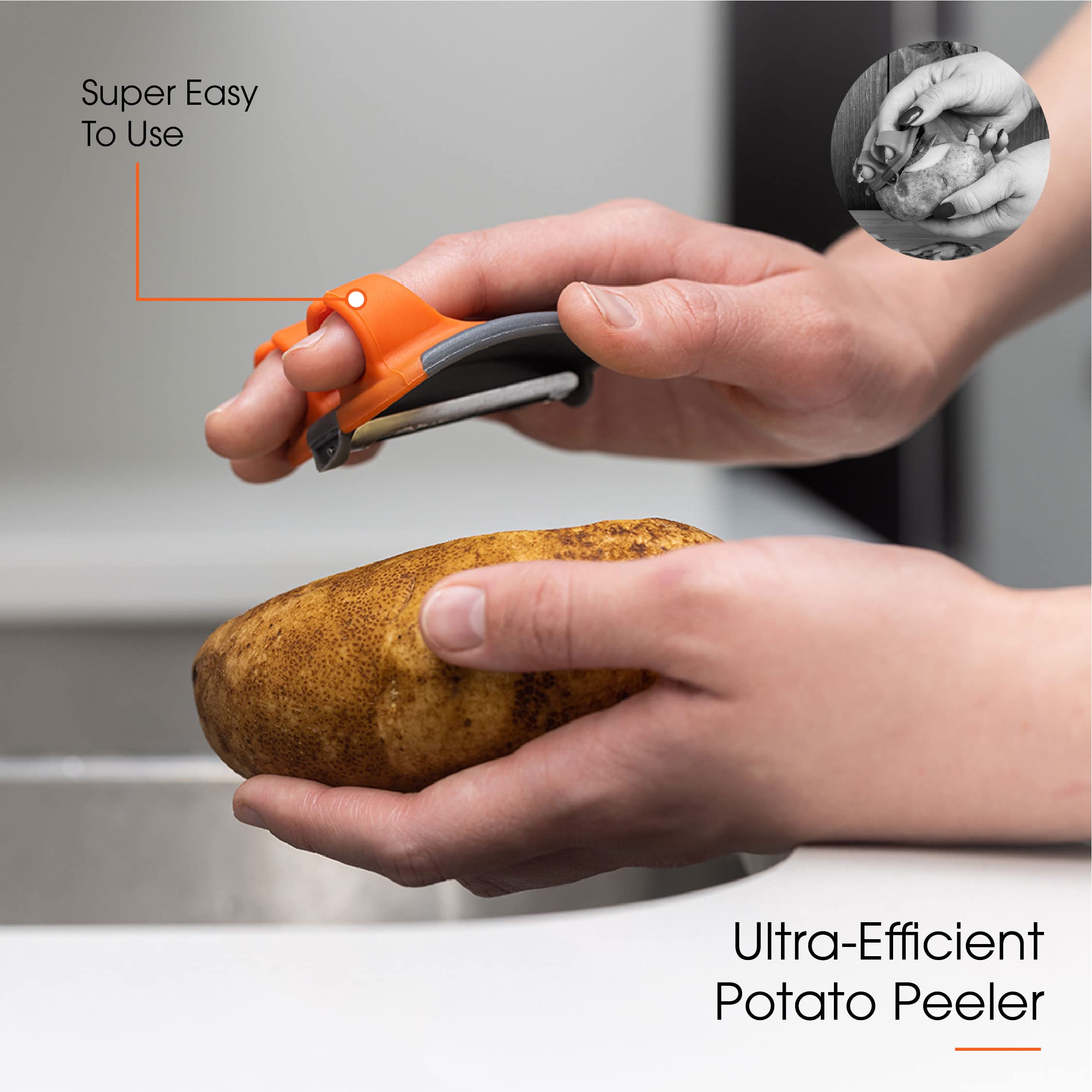 Premium Potato Ricer with Stainless Steel Peeler & 3 Interchangeable Discs - 15 oz Heavy Duty Potato Masher for Perfect Mashed Potatoes | Ideal for Home Kitchens, Restaurants & Meal Prep | Durable Kitchen Gadget by Savver