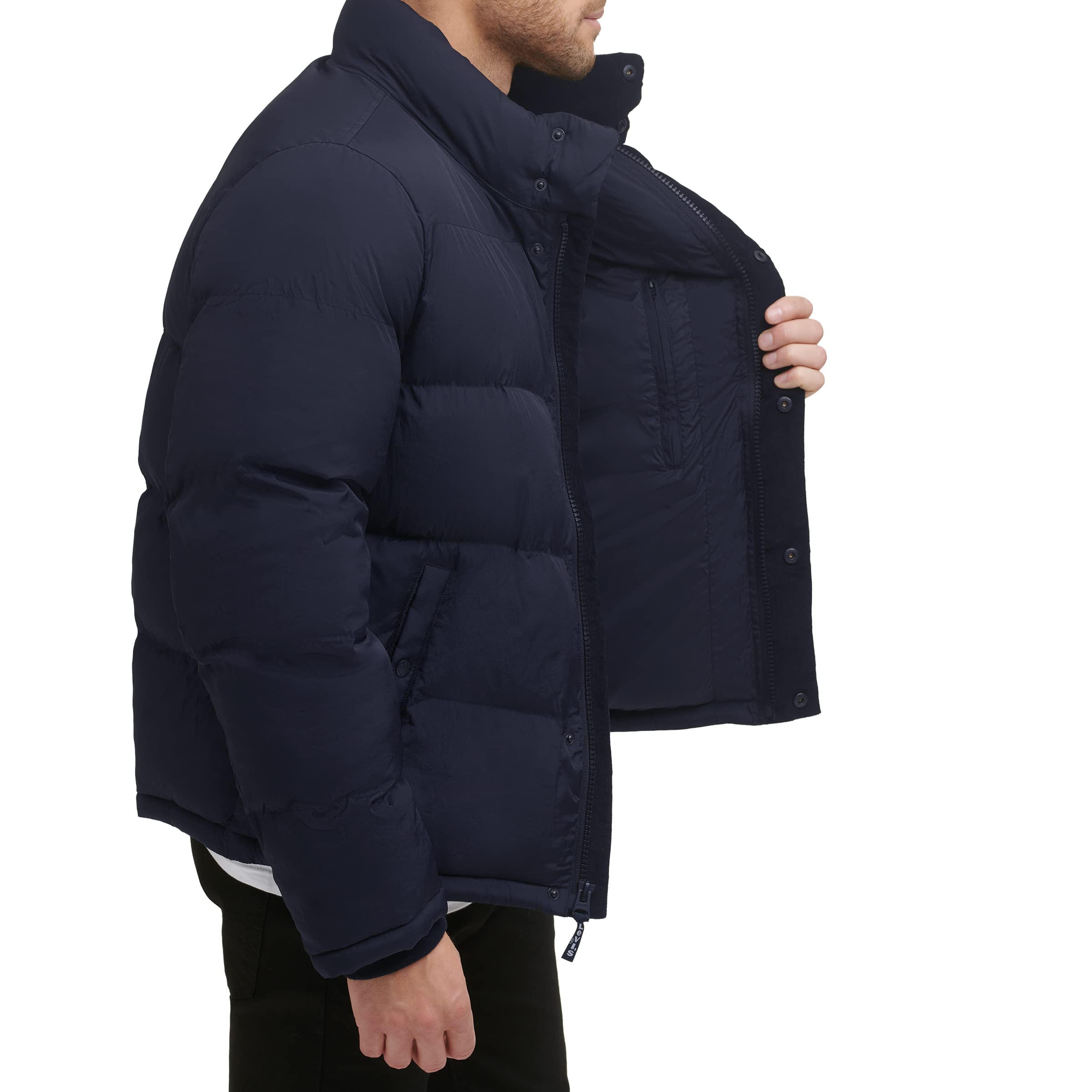 Levi's Men's Bubble Puffer Jacket - Lightweight Winter Coat for Cold Weather, Water-Resistant & Warm - Perfect for Outdoor Activities, Travel & Daily Wear