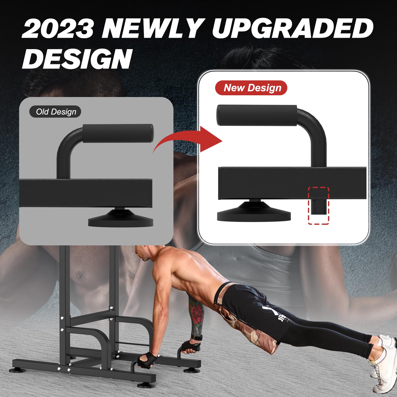 RELIFE Power Tower Pull Up Bar Dip Station - Home Gym Strength Training Equipment for Full Body Workout | Perfect for Home Fitness, Calisthenics & Muscle Building