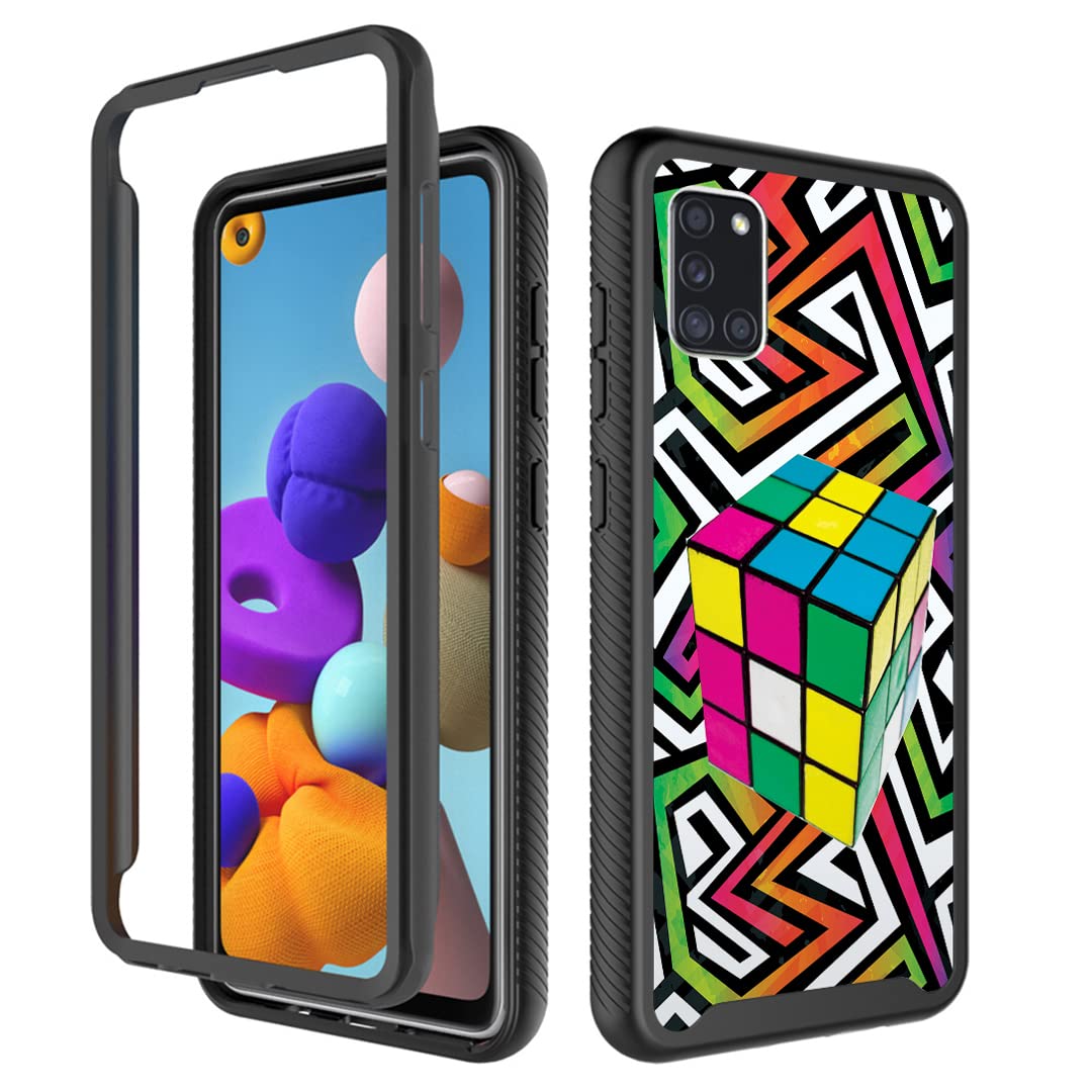 Premium Shockproof Case for Samsung Galaxy A71 5G - Cute Rubik's Cube Design | Durable Protection for Men & Women