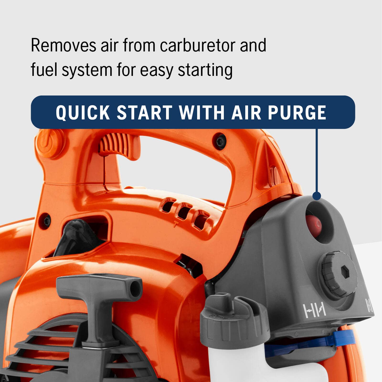 Husqvarna 125B 28cc 2-Cycle Gas Leaf Blower - 1.1HP, 470 CFM, 170 MPH - Powerful Handheld Yard Blower with Ergonomic Design - Perfect for Fall Leaf Cleanup, Lawn Maintenance & Landscaping - Great Gift for Dad, Homeowners & Gardeners