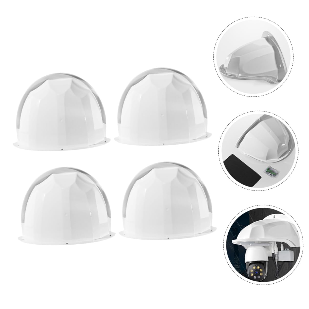 4pcs Waterproof Camera Rain Cover - Outdoor Camcorder Protector Shelter Shield Housing for DSLR & Video Cameras - Perfect for Rainy Weather, Hiking & Travel Photography