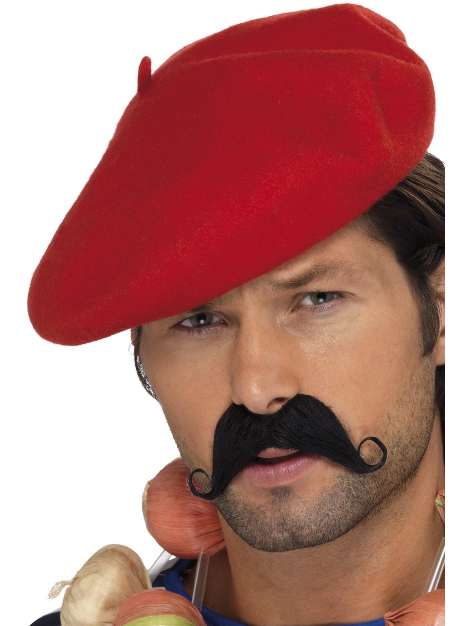 Smiffy's Classic Men's Beret Hat - Stylish French Wool Cap for Men | Perfect for Costumes, Fashion & Winter Wear