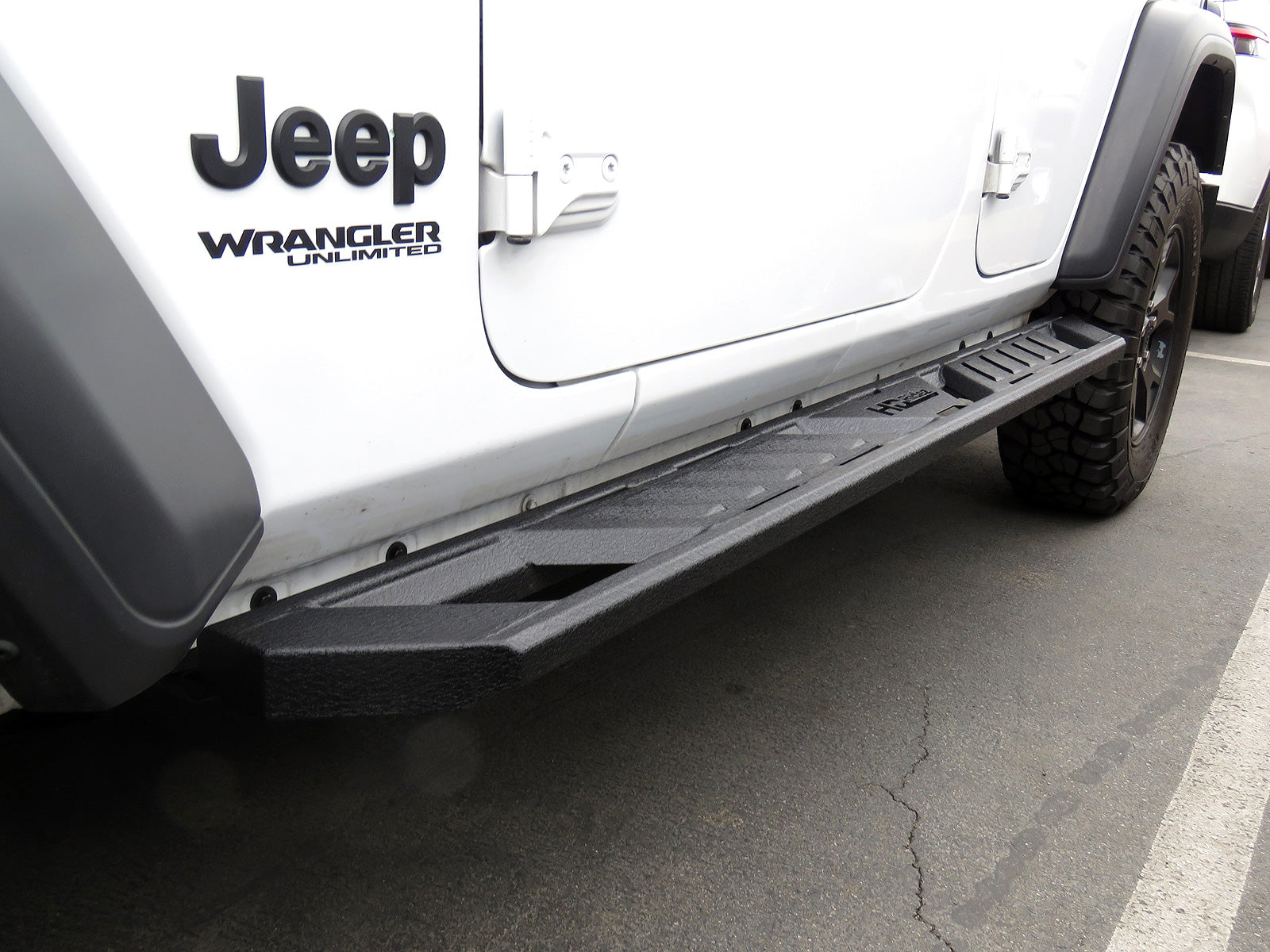 APS A Series Running Boards for Jeep Wrangler JL 4 Door (2018-2025) - Heavy Duty Side Steps with Non-Slip Surface - Perfect for Off-Roading & Daily Use