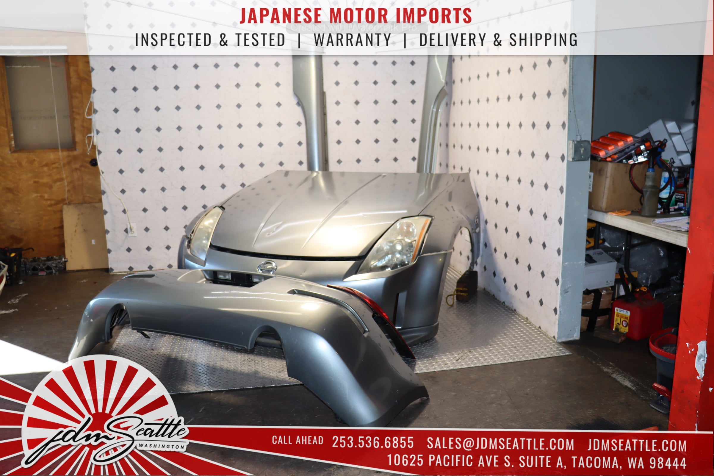 JDM 03-05 Nissan 350Z Z33 Front End Conversion Nose Cut Clip - Upgrade Your Nissan 350Z Front Bumper for a Sleek JDM Look | Perfect for Car Enthusiasts & Custom Builds