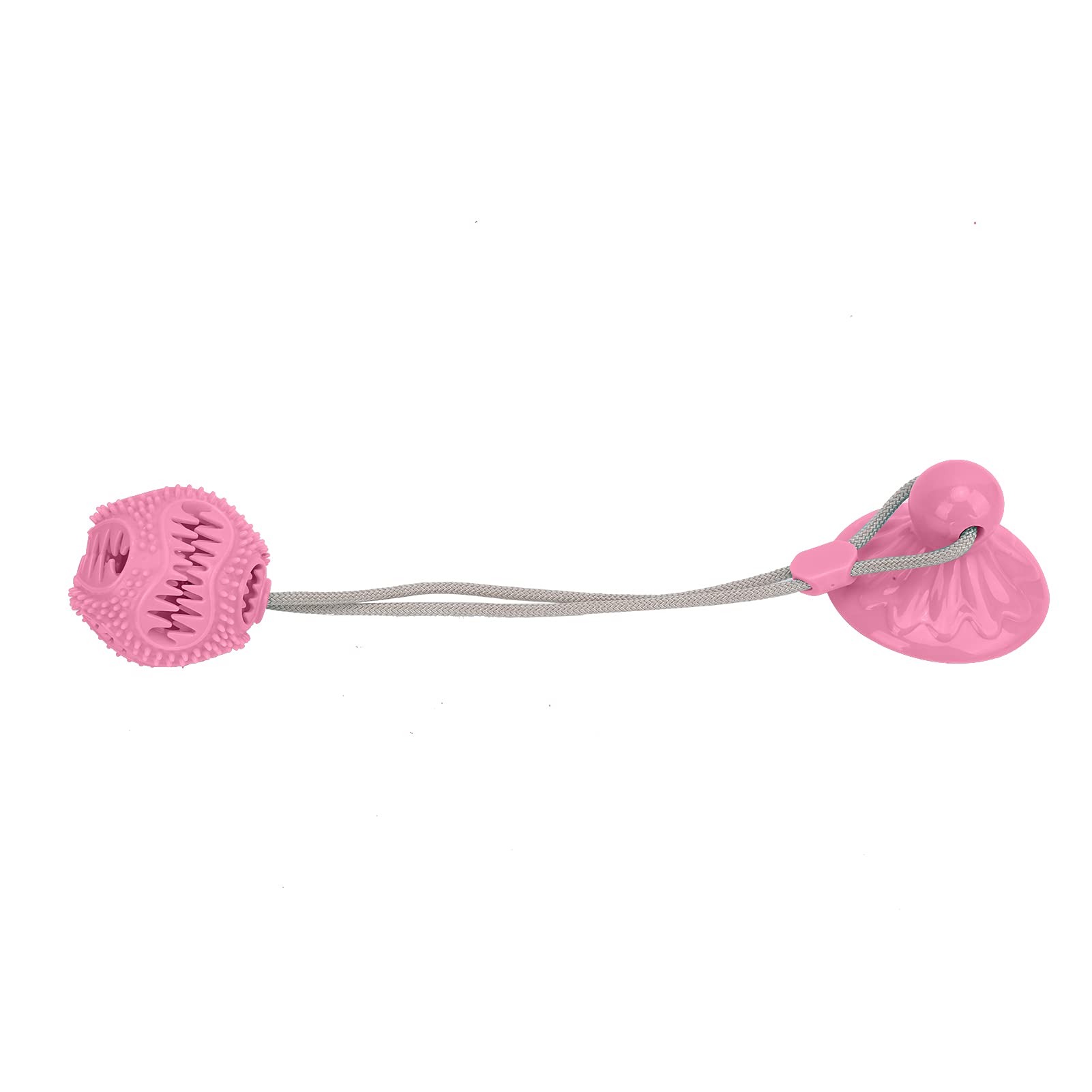 Minifinker Durable Dog Chew Toys for Small & Large Dogs - Pink Pet Molar Bite Toy for Teething, Anxiety Relief & Dental Health | Perfect for Indoor Play, Crate Training & Outdoor Activities