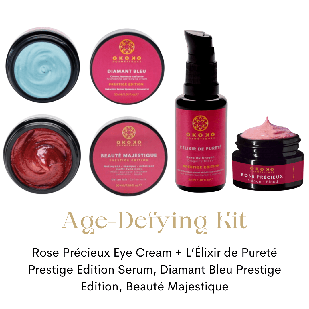 Anti-Aging Skincare Kit - Rejuvenating Facial Care Set for Wrinkles & Fine Lines | Perfect for Daily Routine & Nighttime Use