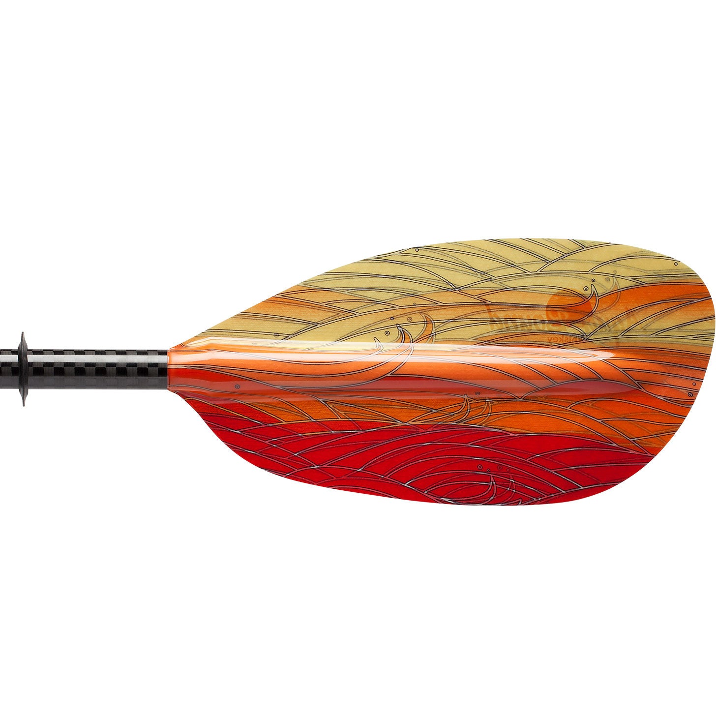 Aqua Bound Whiskey Fiberglass Straight Shaft 4-Piece Kayak Paddle - Lightweight & Durable Kayaking Gear for Touring, Fishing & Recreational Paddling