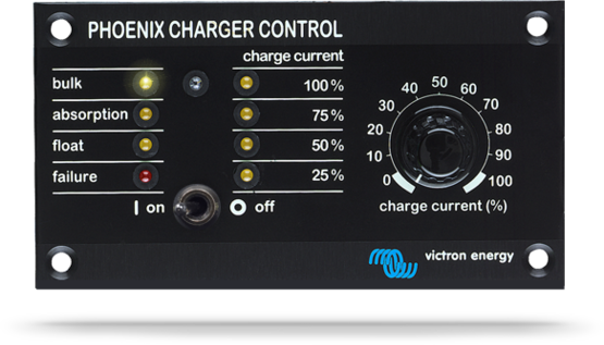 Victron Phoenix Remote Panel Charger Controller - Smart Battery Charging for RVs, Boats & Off-Grid Power Systems
