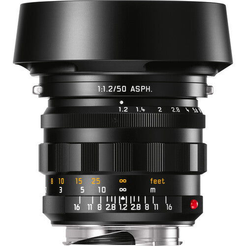 Leica Noctilux M 50mm f/1.2 ASPH. Lens Black - Premium Fast Aperture Prime Lens for Leica M Mount Cameras - Perfect for Low Light Photography, Portraits & Street Shooting