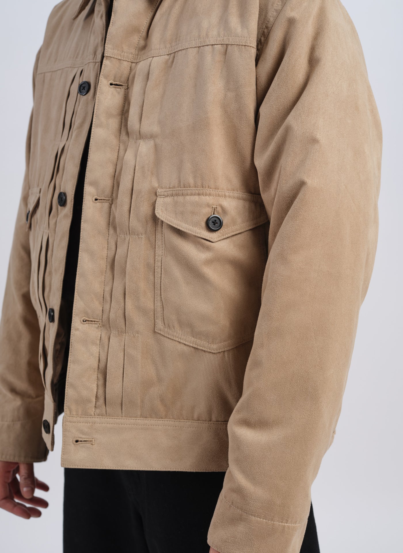 Eco-Friendly Suede Primaloft Insulated Padded Jacket for Men & Women - Lightweight Winter Coat for Outdoor Activities, Hiking & Travel