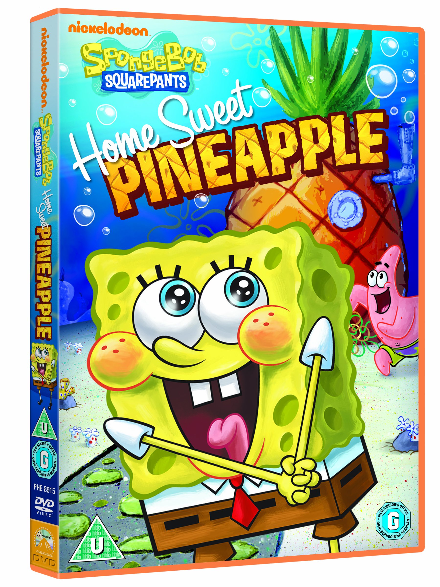 Spongebob Squarepants: Home Sweet Pineapple DVD - Nickelodeon Animated Series, Family Movie Night, Kids Entertainment, Cartoon Collection for Children's Parties & Sleepovers