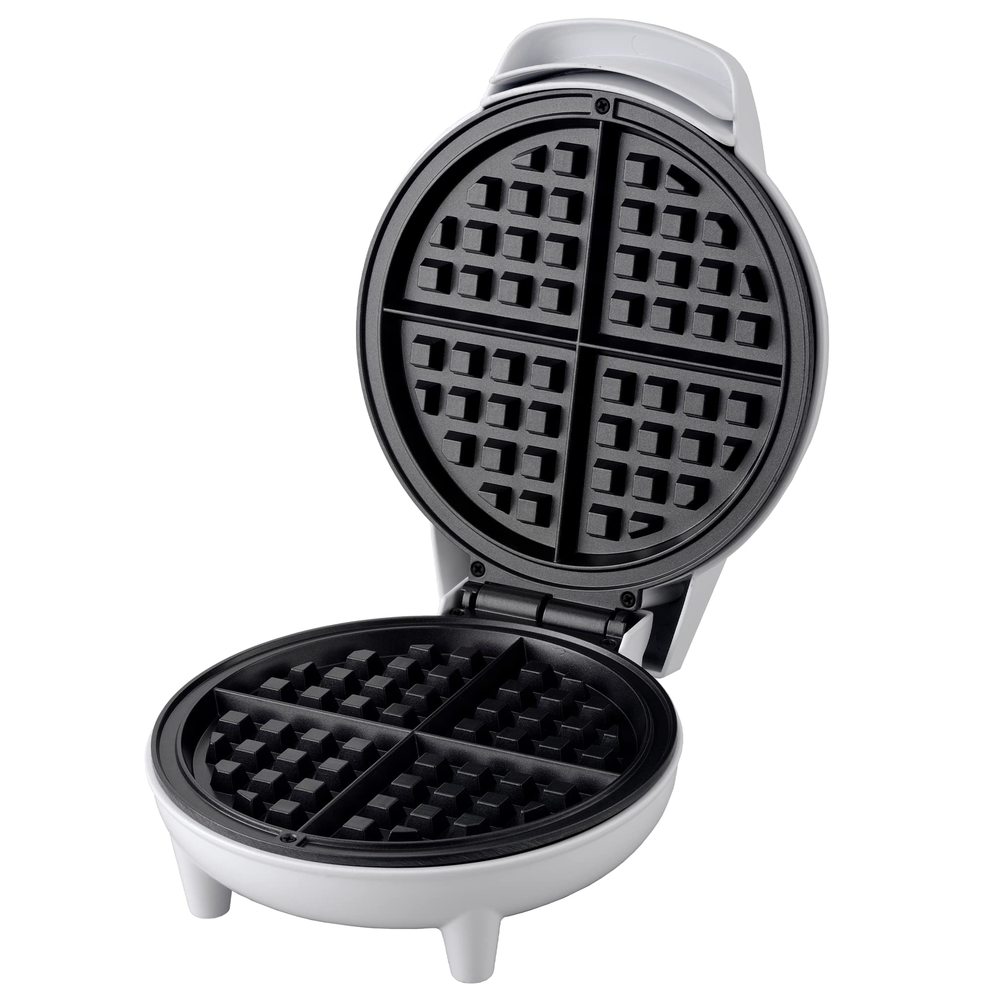 **Courant 7-inch Round Waffle Maker - Quick 5-Min Belgian Waffles for Breakfast, Brunch & Dessert | Perfect for Home, Office & Gifts**